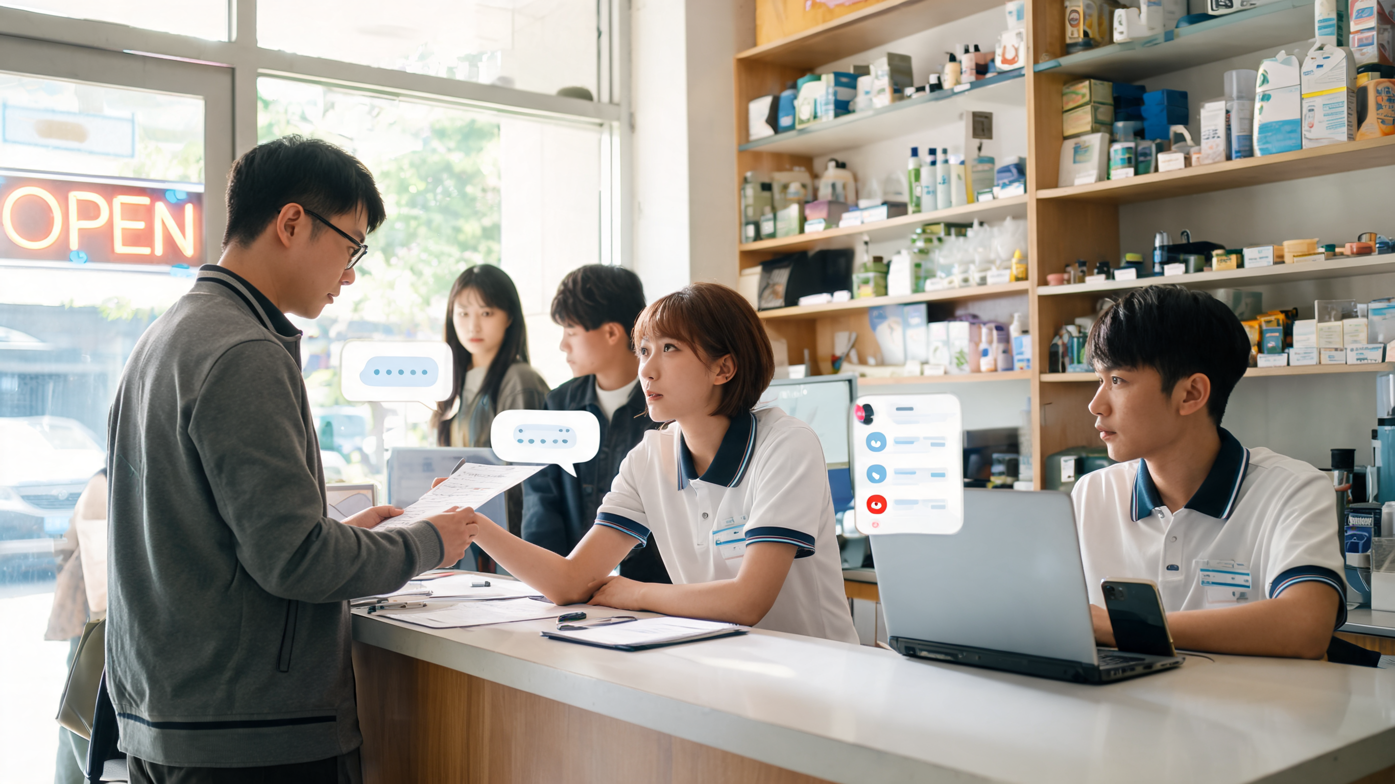 Local business using marketing automation to capture leads, follow up faster, and manage customer requests